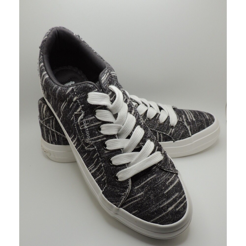 Rocket Dog Womens CECILA EGAN Canvas Platform Sneakers Shoes GREY Size 9
